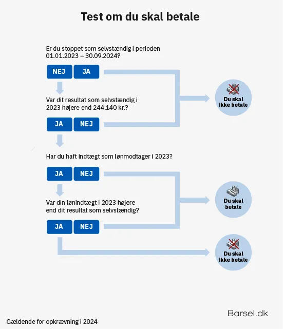 Svar på spørgsmålene og se, om du skal betale det årlige bidrag til Barsel.dk